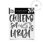 The Wall, sticker para muros, trasforma tu espacio por ti mismo, de manera fácil y rápida. Diseño Chileno