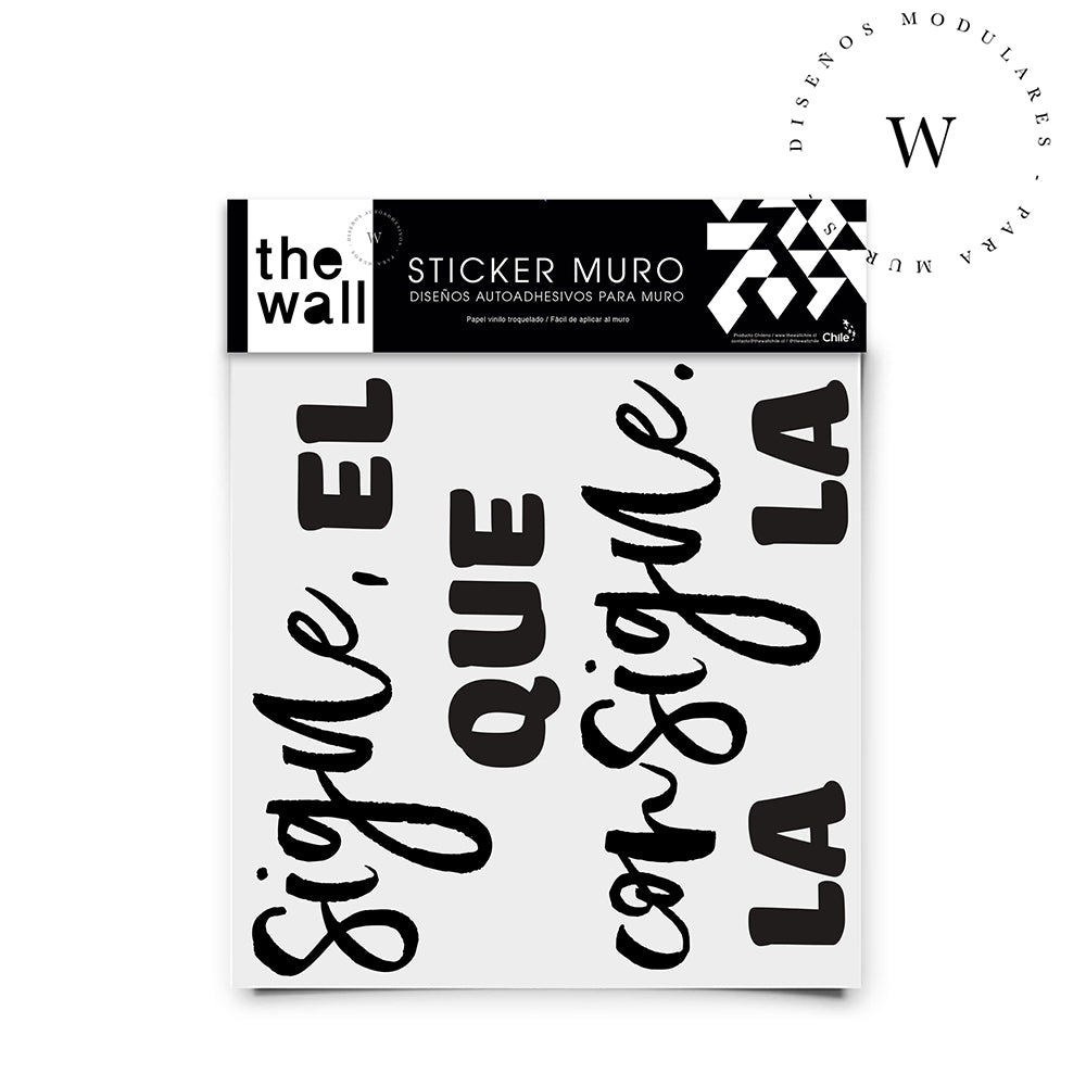 The Wall, sticker para muros, trasforma tu espacio por ti mismo, de manera fácil y rápida. Diseño Consigue