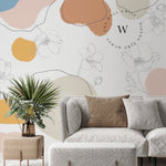 Papel Mural y Vinilico Autoadhesivo para muros de la marca The Wall, diseño de tendencia Free Flowers