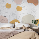 Papel Mural y Vinilico Autoadhesivo para muros de la marca The Wall, diseño de tendencia Free Flowers