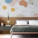 Papel Mural y Vinilico Autoadhesivo para muros de la marca The Wall, diseño de tendencia Free Flowers