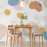 Papel Mural y Vinilico Autoadhesivo para muros de la marca The Wall, diseño de tendencia Free Flowers