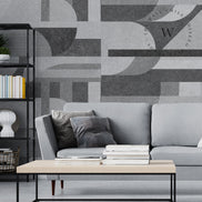 Papel Mural, Papel Pintado, Wallpaper, Mural, Empavonados, Vinilico Autoadhesivo para muros de la marca The Wall, diseño de tendencia Geometric Concrete