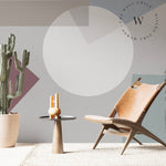 Papel Mural, Papel Pintado, Wallpaper, Mural, Empavonados, Vinilico Autoadhesivo para muros de la marca The Wall, diseño de tendencia  Geometrico