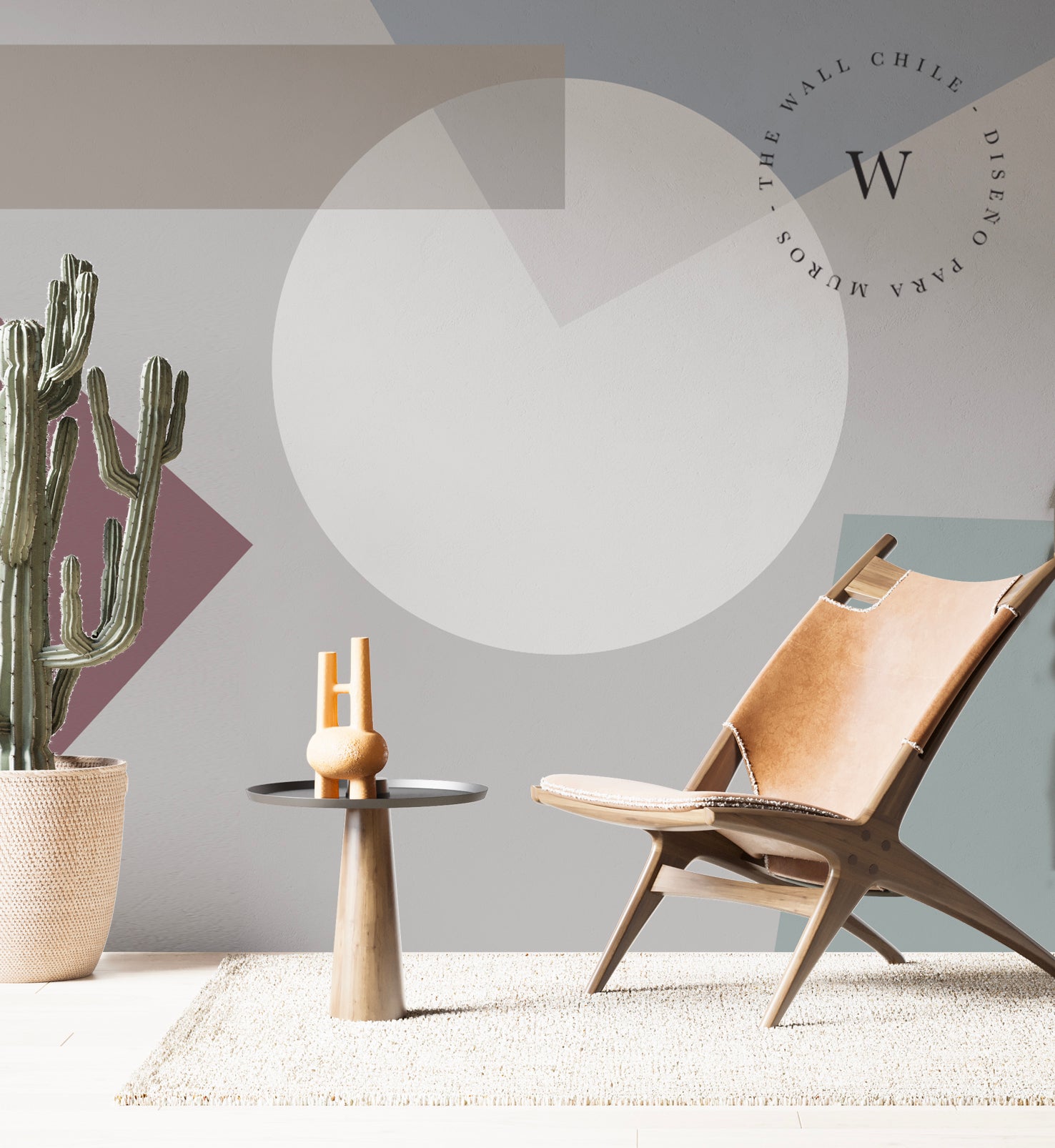 Papel Mural, Papel Pintado, Wallpaper, Mural, Empavonados, Vinilico Autoadhesivo para muros de la marca The Wall, diseño de tendencia  Geometrico