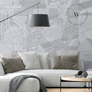 Papel Mural y Vinilico Autoadhesivo para muros de la marca The Wall, diseño de tendencia Geometrix