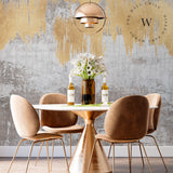 Papel Mural, Papel Pintado, Wallpaper, Mural, Empavonados, Vinilico Autoadhesivo para muros de la marca The Wall, diseño de tendencia Gold Paint