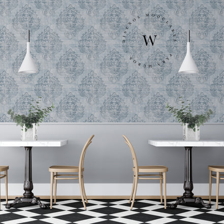 Papel Mural y Vinilico Autoadhesivo para muros de la marca The Wall, diseño de tendencia Grimaldi