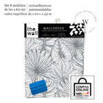 Papel Mural, Papel Pintado, Wallpaper, Mural, Empavonados, Vinilico Autoadhesivo para muros de la marca The Wall, diseño de tendencia Habana