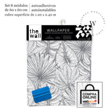 Papel Mural, Papel Pintado, Wallpaper, Mural, Empavonados, Vinilico Autoadhesivo para muros de la marca The Wall, diseño de tendencia Habana