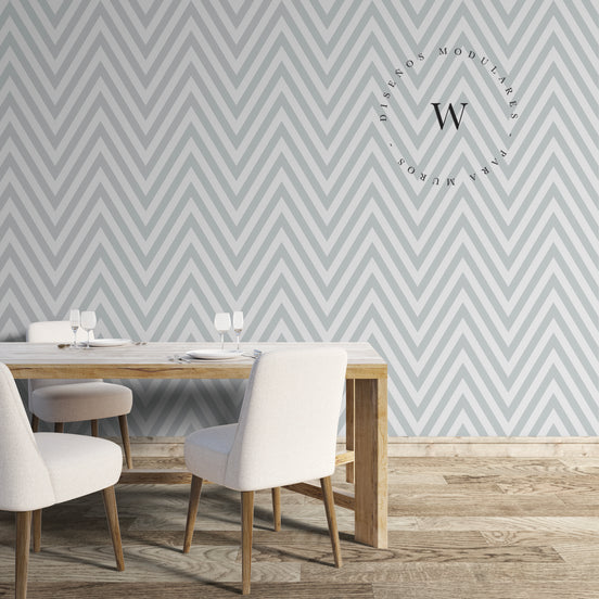 Papel Mural y Vinilico Autoadhesivo para muros de la marca The Wall, diseño de tendencia Hill Gray