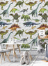 Papel Mural y Vinilico Autoadhesivo para muros de la marca The Wall, diseño de tendencia Jurassic
