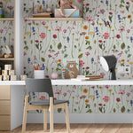 Papel Mural, Papel Pintado, Wallpaper, Mural, Empavonados, Vinilico Autoadhesivo para muros de la marca The Wall, diseño de tendencia Laura