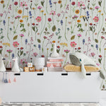 Papel Mural, Papel Pintado, Wallpaper, Mural, Empavonados, Vinilico Autoadhesivo para muros de la marca The Wall, diseño de tendencia Laura