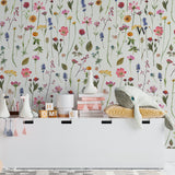 Papel Mural, Papel Pintado, Wallpaper, Mural, Empavonados, Vinilico Autoadhesivo para muros de la marca The Wall, diseño de tendencia Laura