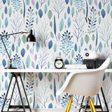 Papel Mural, Papel Pintado, Empavonados, Vinilico Autoadhesivo para muros de la marca The Wall, diseño de tendencia Leaves