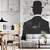 Papel Mural y Vinilico Autoadhesivo para muros de la marca The Wall, diseño de tendencia Magrite