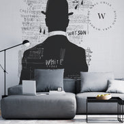 Papel Mural y Vinilico Autoadhesivo para muros de la marca The Wall, diseño de tendencia Magrite