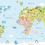 Color Animals Map