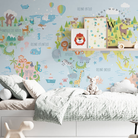 Color Animals Map