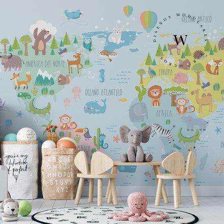 Color Animals Map