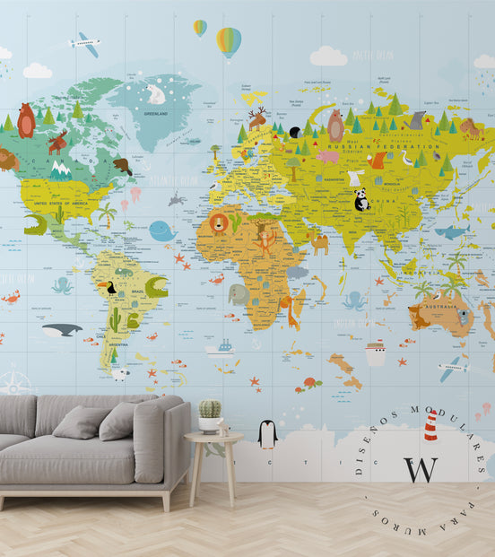 Color Country Map