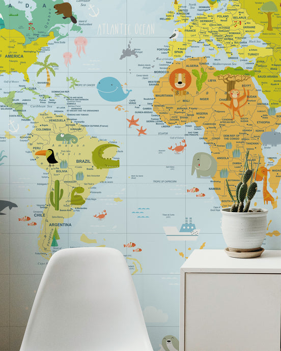 Color Country Map