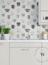 Papel Mural, Papel Pintado, Empavonados, Vinilico Autoadhesivo para muros de la marca The Wall, diseño de tendencia Mug