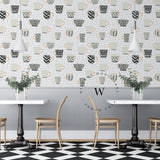 Papel Mural, Papel Pintado, Empavonados, Vinilico Autoadhesivo para muros de la marca The Wall, diseño de tendencia Mug