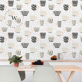 Papel Mural, Papel Pintado, Empavonados, Vinilico Autoadhesivo para muros de la marca The Wall, diseño de tendencia Mug