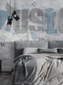Papel Mural, Papel Pintado, Wallpaper, Mural, Empavonados, Vinilico Autoadhesivo para muros de la marca The Wall, diseño de tendencia Green Graffity The Wall, diseño de tendencia Music