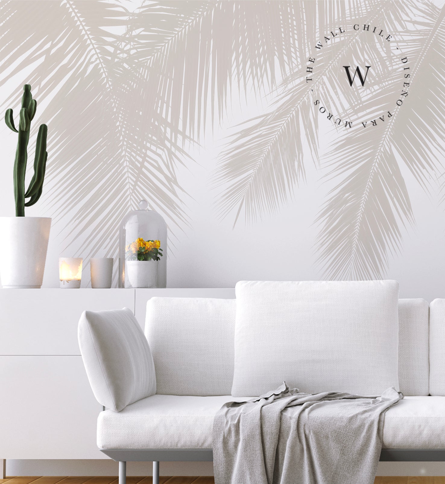 Palm Shadow Beige