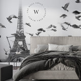 Papel Mural, Papel Pintado, Wallpaper, Mural, Empavonados, Vinilico Autoadhesivo para muros de la marca The Wall, diseño de tendencia Paris