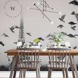 Papel Mural, Papel Pintado, Wallpaper, Mural, Empavonados, Vinilico Autoadhesivo para muros de la marca The Wall, diseño de tendencia Paris