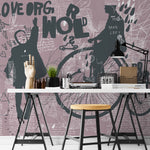  The Wall, diseño de tendencia Pink Graffity