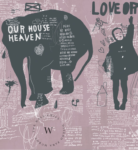  The Wall, diseño de tendencia Pink Graffity