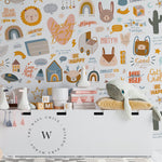 Papel Mural y Vinilico Autoadhesivo para muros de la marca The Wall, diseño de tendencia Popurri