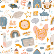 Papel Mural y Vinilico Autoadhesivo para muros de la marca The Wall, diseño de tendencia Popurri