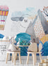 Papel Mural y Vinilico Autoadhesivo para muros de la marca The Wall, diseño de tendencia Seascape