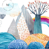 Papel Mural y Vinilico Autoadhesivo para muros de la marca The Wall, diseño de tendencia Seascape