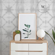 Papel Mural, Papel Pintado, Wallpaper, Mural, Empavonados, Vinilico Autoadhesivo para muros de la marca The Wall, diseño de tendencia Shibori Grey