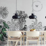 Papel Mural, Papel Pintado, Wallpaper, Mural, Empavonados, Vinilico Autoadhesivo para muros de la marca The Wall, diseño de tendencia Sketch Chita