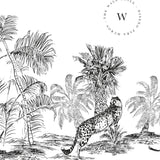 Papel Mural, Papel Pintado, Wallpaper, Mural, Empavonados, Vinilico Autoadhesivo para muros de la marca The Wall, diseño de tendencia Sketch Chita