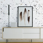 Papel Mural, Papel Pintado, Wallpaper, Mural, Empavonados, Vinilico Autoadhesivo para muros de la marca The Wall, diseño de tendencia Soft Terrazzo Beige