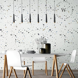 Papel Mural, Papel Pintado, Wallpaper, Mural, Empavonados, Vinilico Autoadhesivo para muros de la marca The Wall, diseño de tendencia Soft Terrazzo Beige