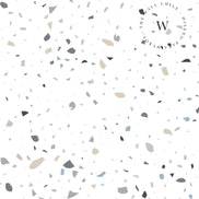 Papel Mural, Papel Pintado, Wallpaper, Mural, Empavonados, Vinilico Autoadhesivo para muros de la marca The Wall, diseño de tendencia Soft Terrazzo Beige