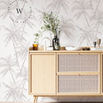 Papel Mural, Papel Pintado, Wallpaper, Mural, Empavonados, Vinilico Autoadhesivo para muros de la marca The Wall, diseño de tendencia Soft Palm