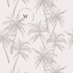 Papel Mural, Papel Pintado, Wallpaper, Mural, Empavonados, Vinilico Autoadhesivo para muros de la marca The Wall, diseño de tendencia Soft Palm