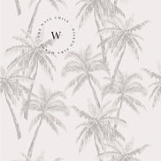 Papel Mural, Papel Pintado, Wallpaper, Mural, Empavonados, Vinilico Autoadhesivo para muros de la marca The Wall, diseño de tendencia Soft Palm