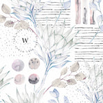 Papel Mural, Papel Pintado, Wallpaper, Mural, Empavonados, Vinilico Autoadhesivo para muros de la marca The Wall, diseño de tendencia Soft Protea